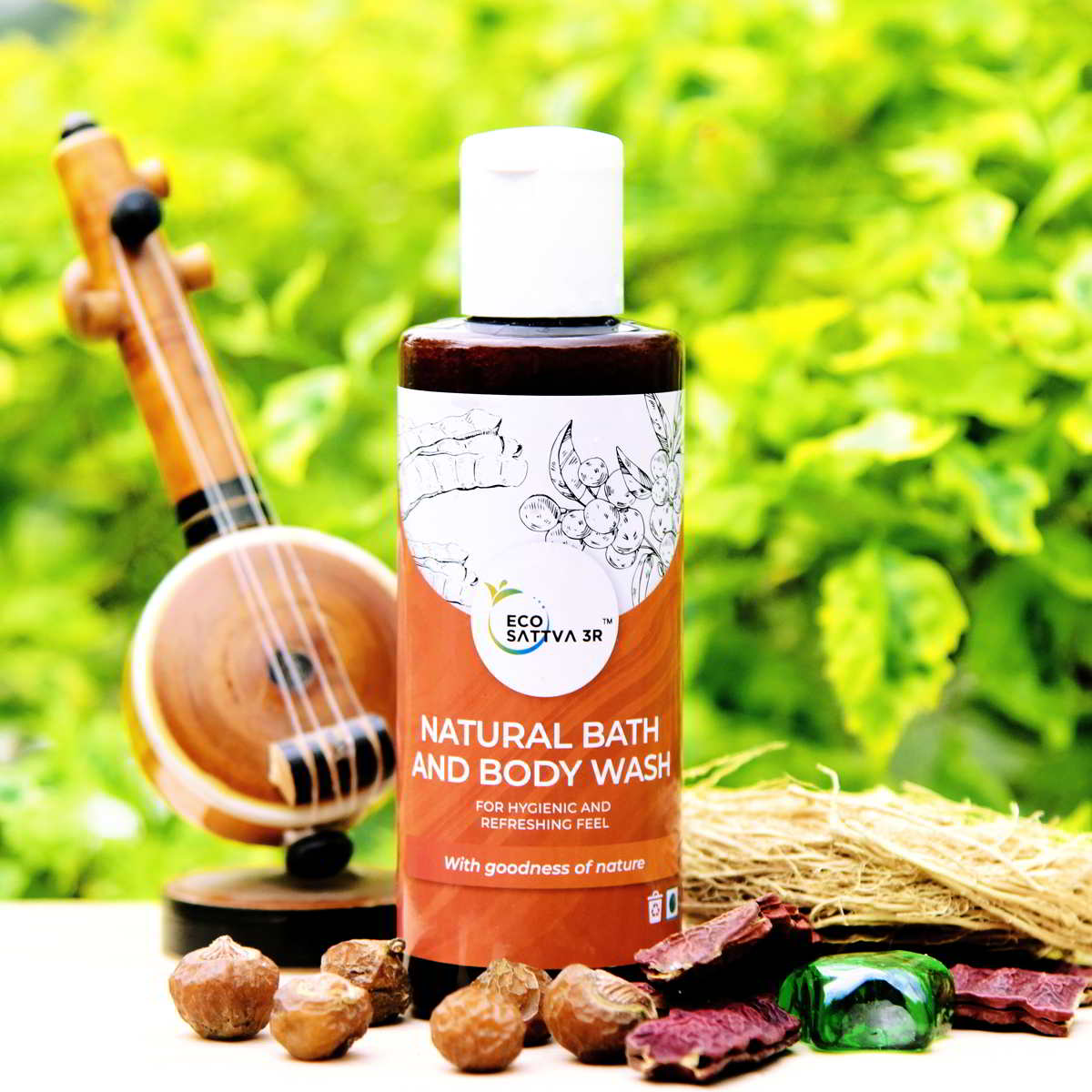 EcoSattva 3R - Natural Bath and Body Wash | Shower Gel | Safe and Chemical Free