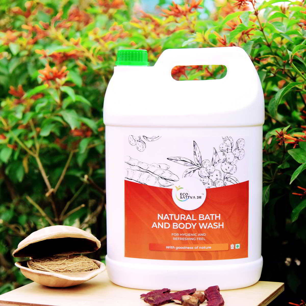 EcoSattva 3R - Natural Bath and Body Wash | Shower Gel | Safe and Chemical Free