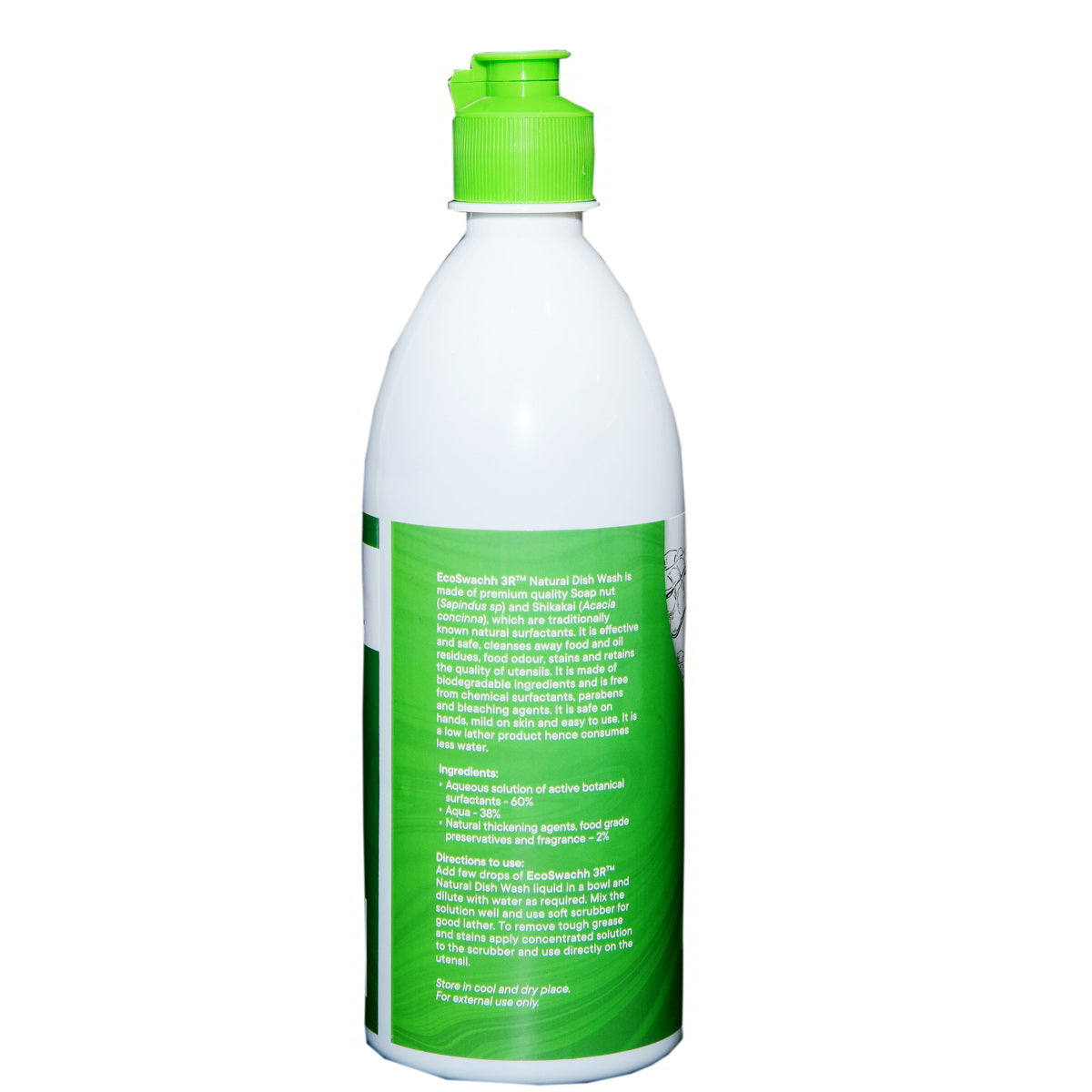 EcoSwachh 3R - Natural Dish Wash | Utensils Cleaner | Gentle on Skin | Chemical Free