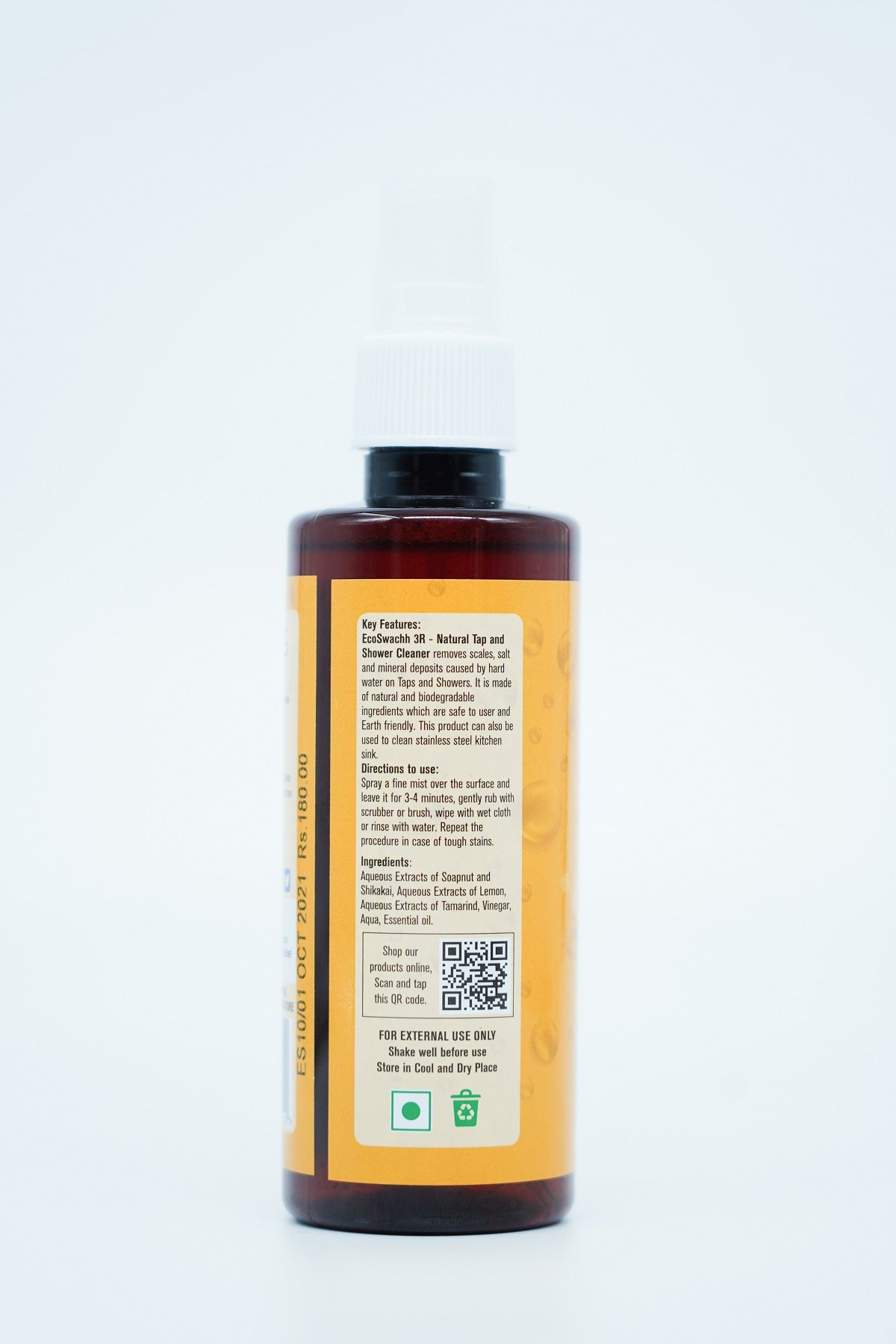 EcoSwachh 3R - Natural Tap and Shower Cleaner | Chimney Cleaner | Oven Cleaner | Gas Burner Cleaner | Metal Surface Cleaner