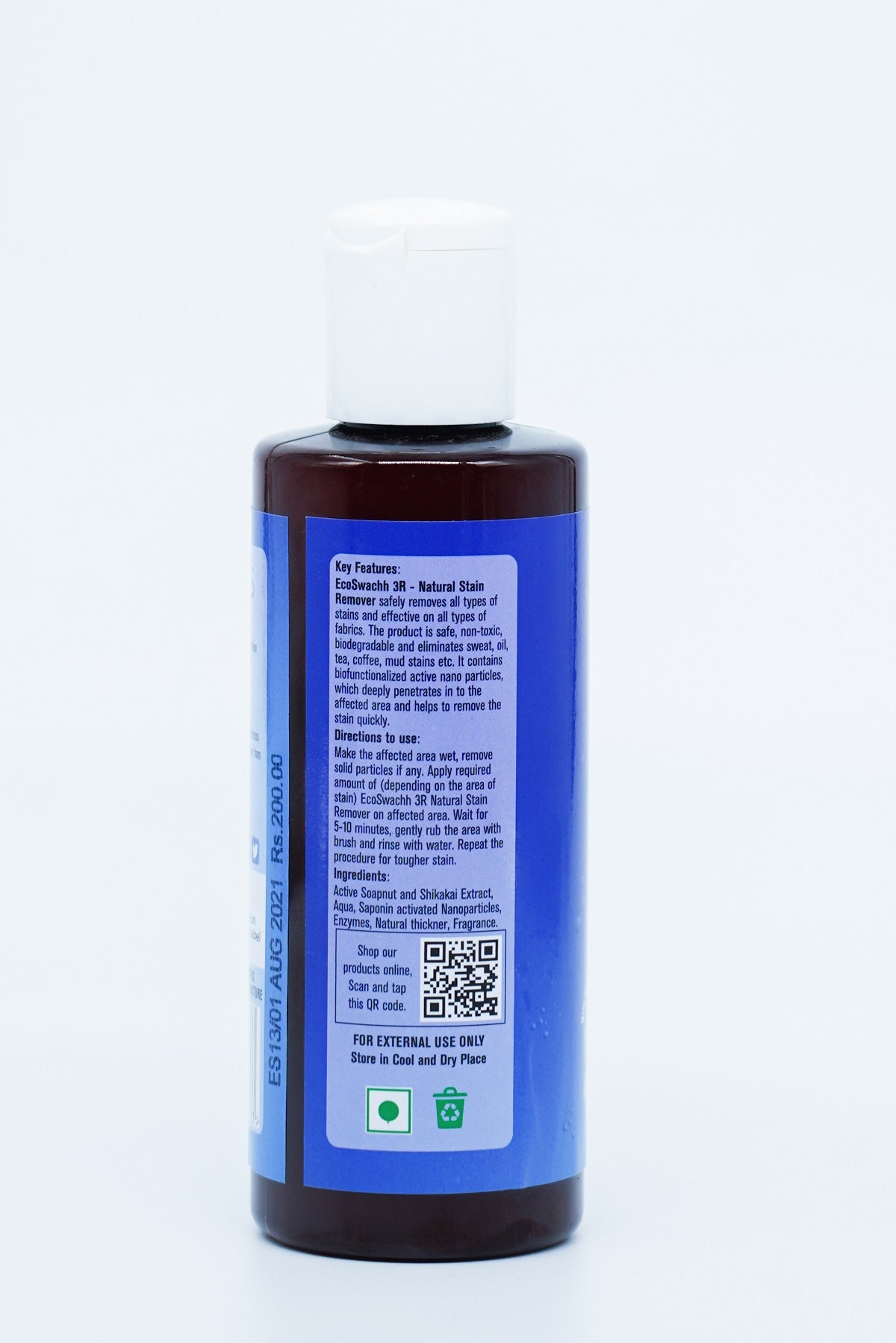 EcoSwachh 3R Natural Stain Remover | Stain remover on Fabrics | No Bleaching | Safe