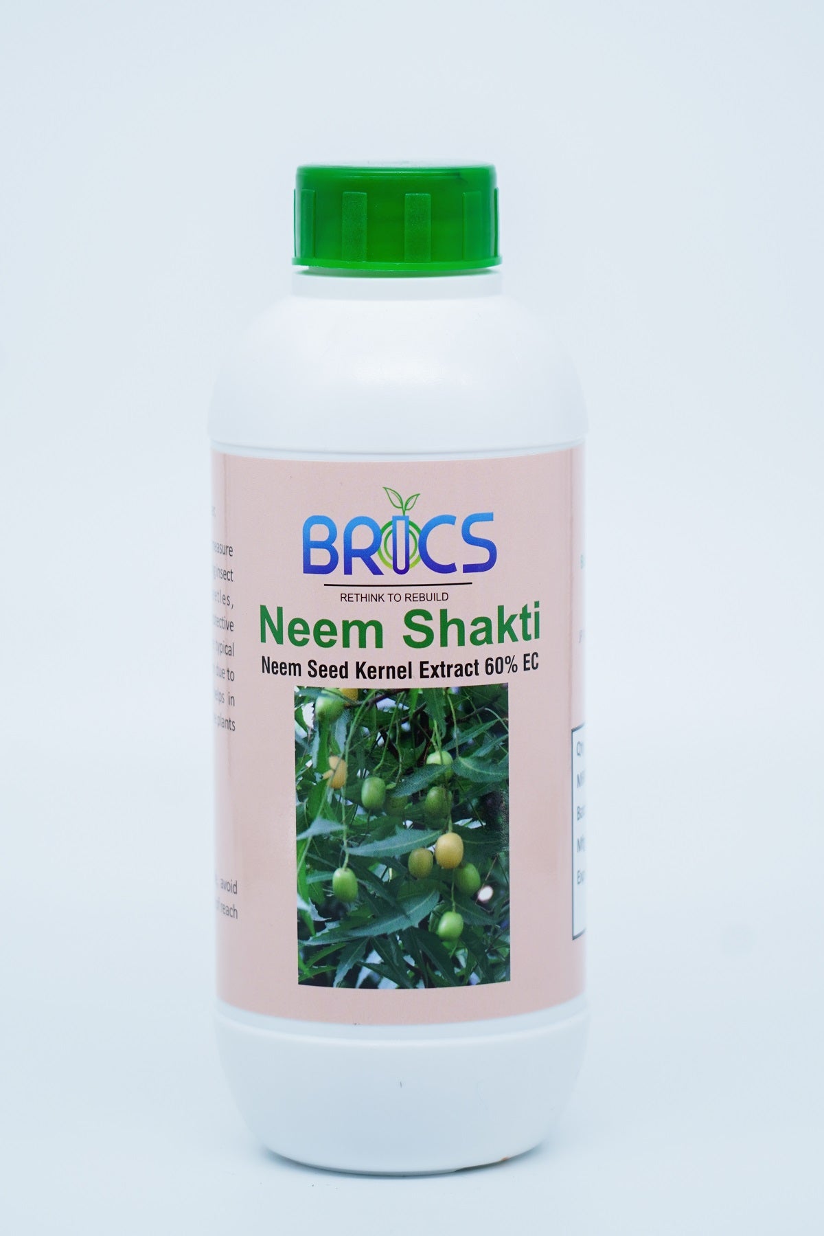 NeemShakti | Cold Pressed Neem Oil Emulsified Concentrate | For Borer Pests | Pest management | Neem seed kernel extract 60% EC