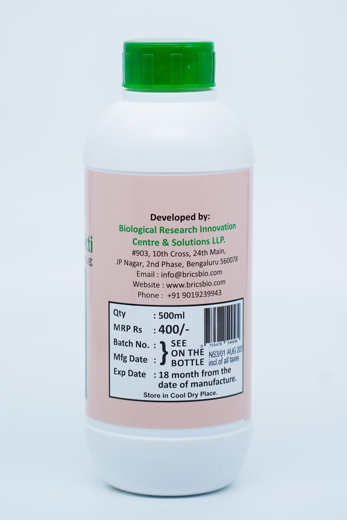 NeemShakti | Cold Pressed Neem Oil Emulsified Concentrate | For Borer Pests | Pest management | Neem seed kernel extract 60% EC