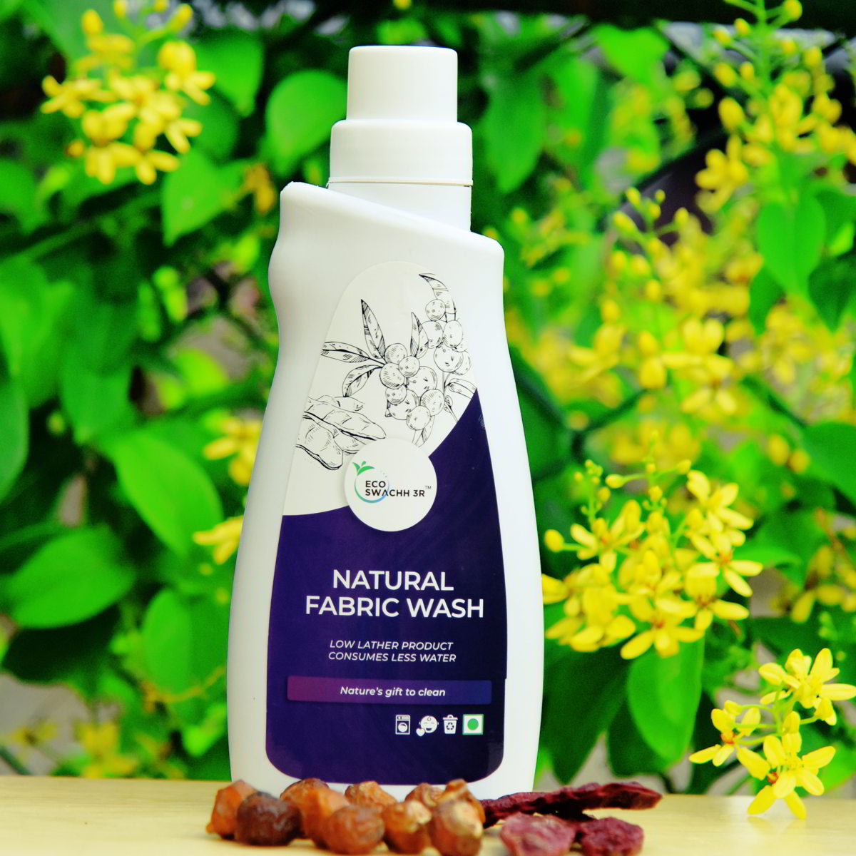 EcoSwachh 3R - Natural Fabric Wash | Natural Laundry Detergent Liquid | For Machine Wash
