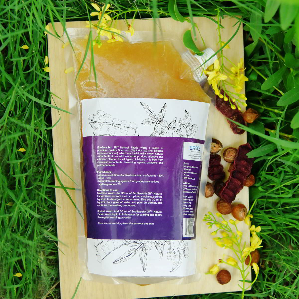 EcoSwachh 3R - Natural Fabric Wash 1.2 L