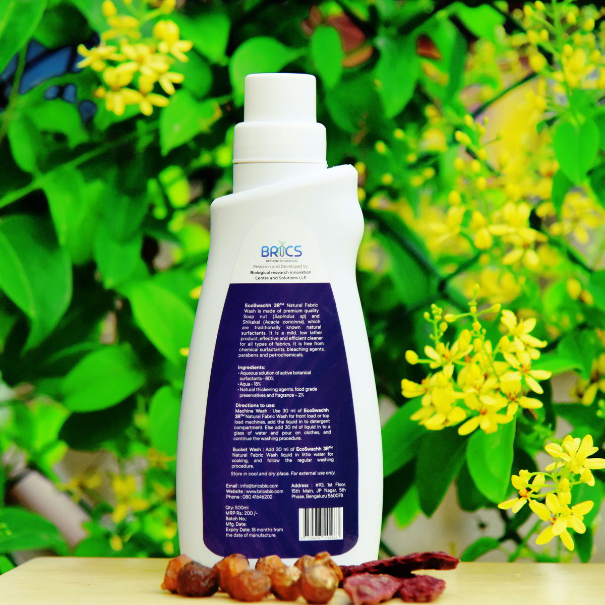 EcoSwachh 3R - Natural Fabric Wash 500ml