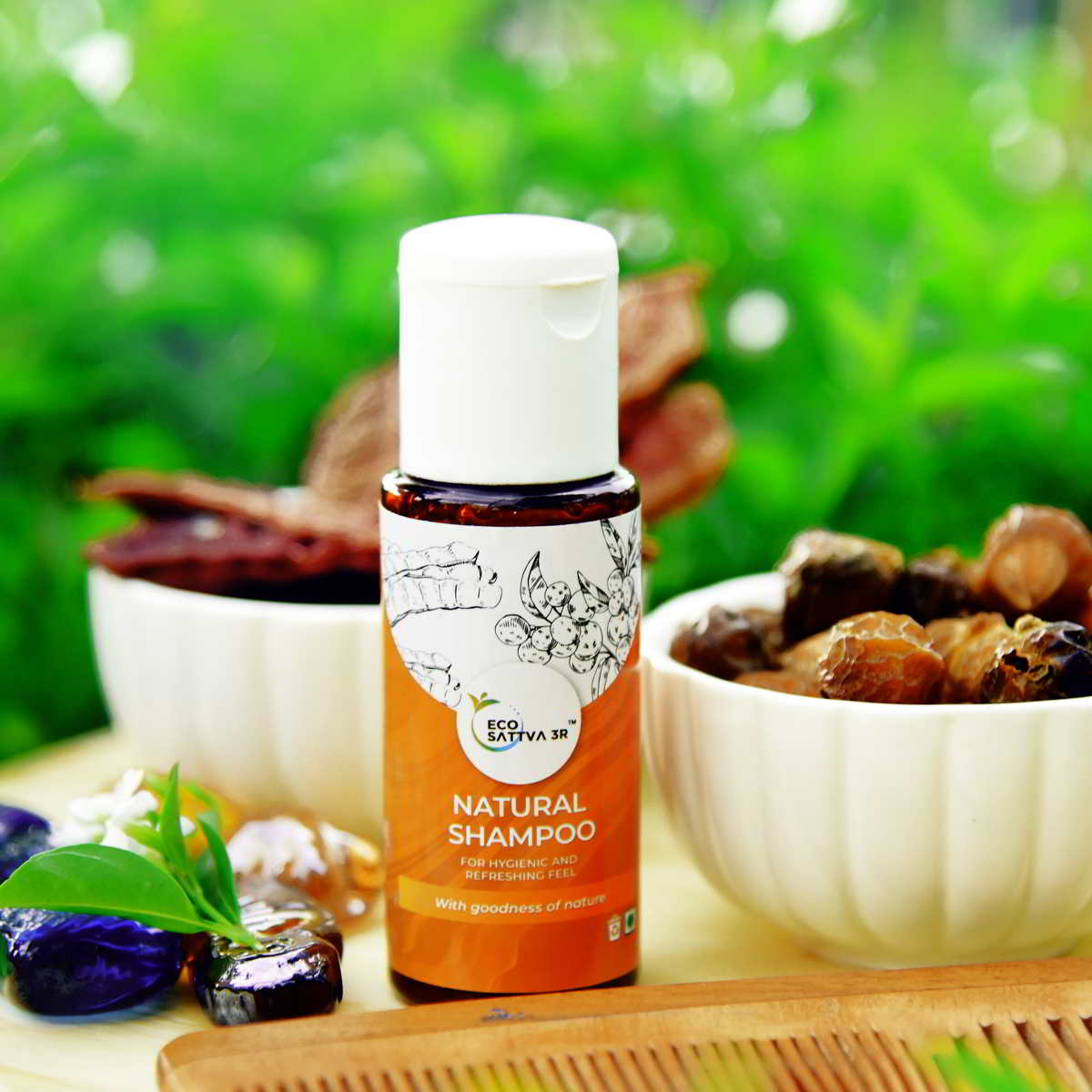 EcoSattva 3R - Natural Shampoo | Soapnut Shampoo | Hairfall