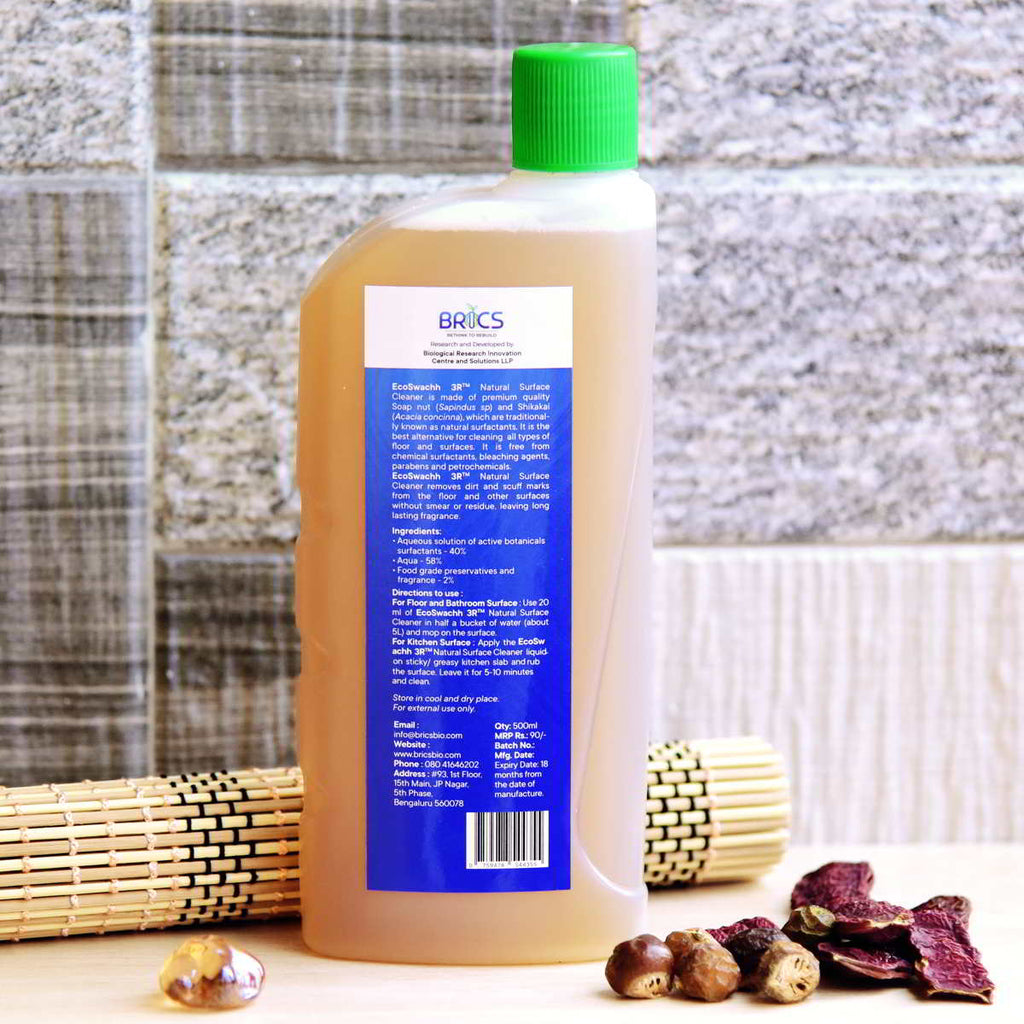 EcoSwachh 3R - Natural Surface Cleaner | Natural Floor Cleaner | Kitchen Cleaner | Safe | Chemical Free