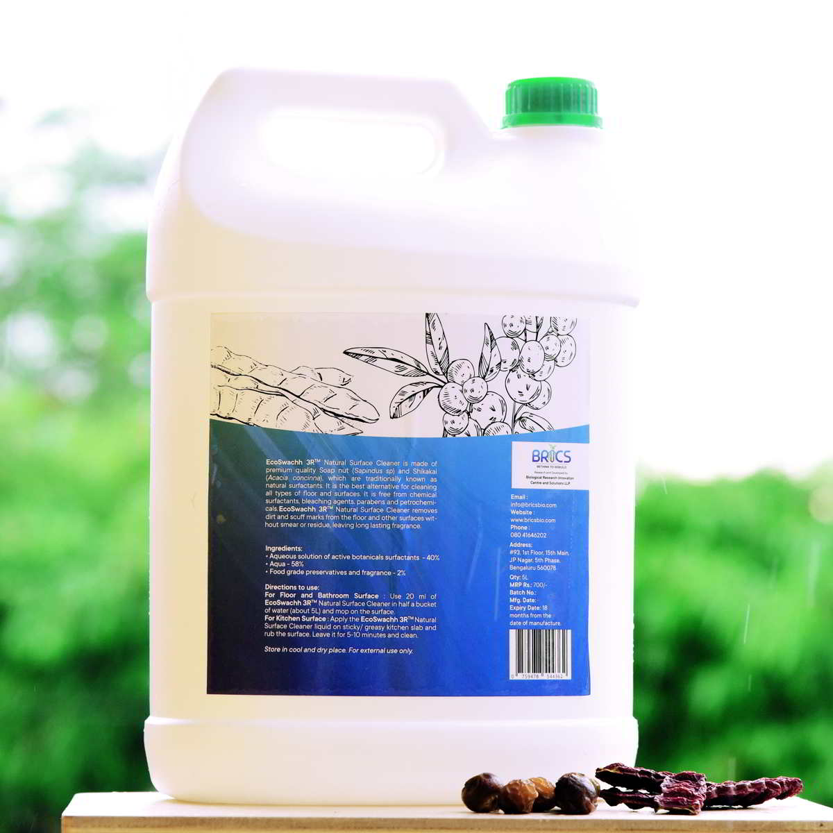 EcoSwachh 3R - Natural Surface Cleaner | Natural Floor Cleaner | Kitchen Cleaner | Safe | Chemical Free