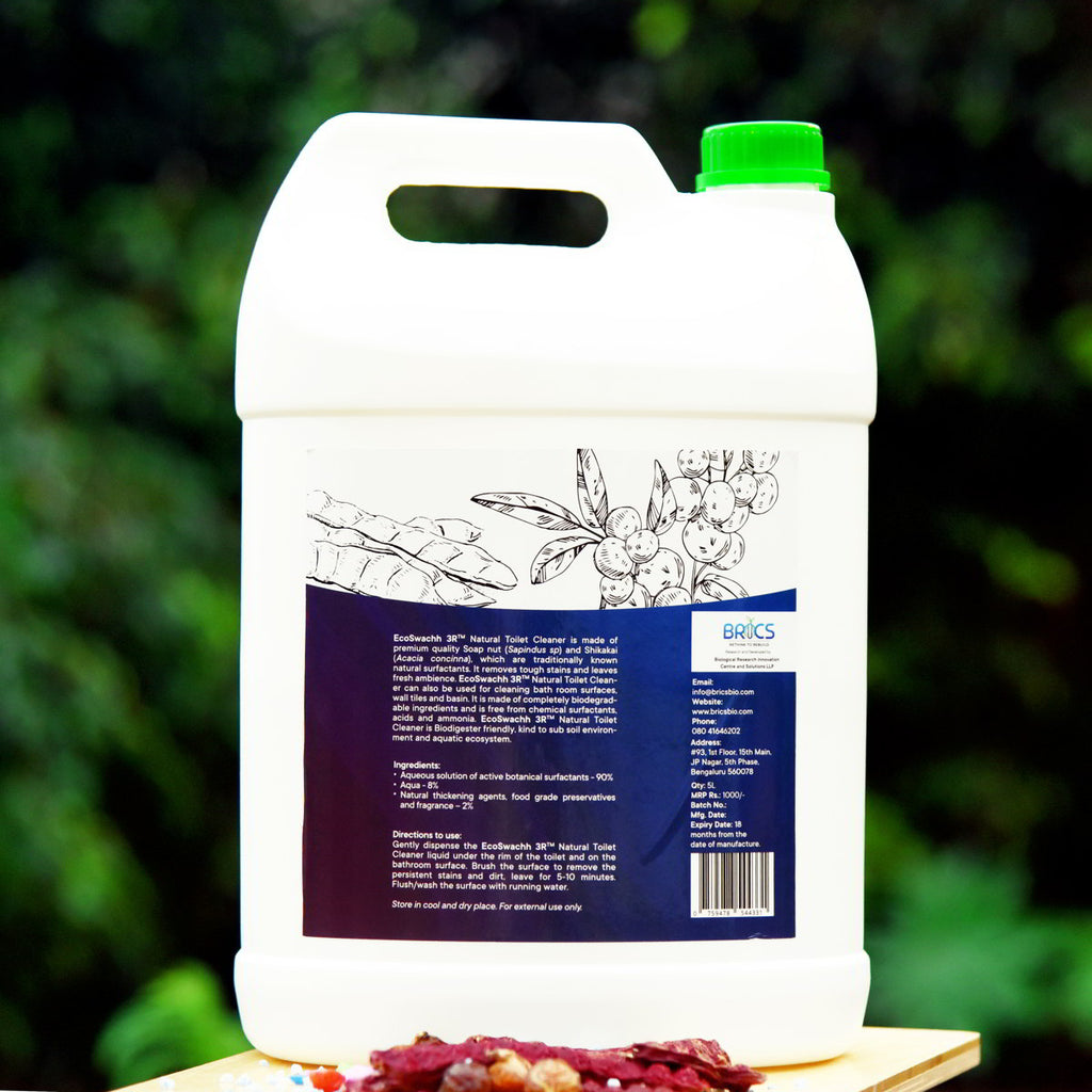 EcoSwachh 3R - Natural Toilet Cleaner | Bathroom Cleaner | Tile Cleaner | Acid-Ammonia Free