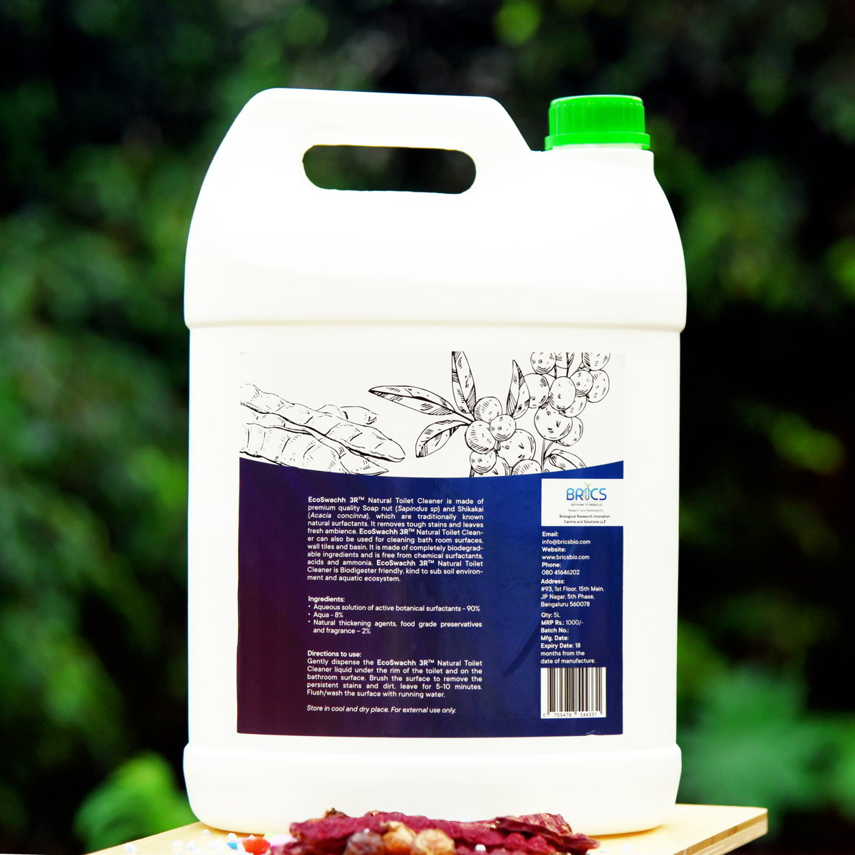 EcoSwachh 3R - Natural Toilet Cleaner | Bathroom Cleaner | Tile Cleaner | Acid-Ammonia Free