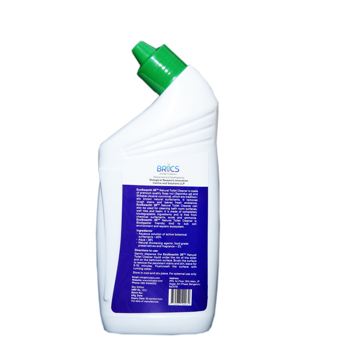 EcoSwachh 3R - Natural Toilet Cleaner | Bathroom Cleaner | Tile Cleaner | Acid-Ammonia Free